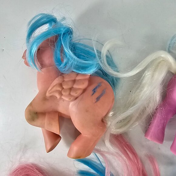 Vintage My Little Pony Pegasus & Unicorn Lot AS IS - Picture 10 of 12